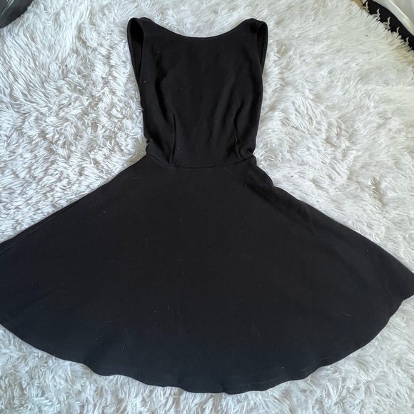 American Apparel Ponte Sleeveless Skater low scoop back Dress size US small - Picture 4 of 7